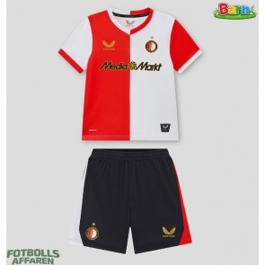 Feyenoord Hemmaställ Barn 2025-26 Kortärmad (+ Korta byxor)